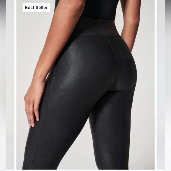 Spanx faux leather leggings XL - Picture 2 of 5